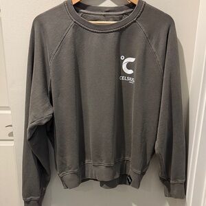 Sportiqe X Celsius Live Fit Women's Gray Sweatshirt size XL